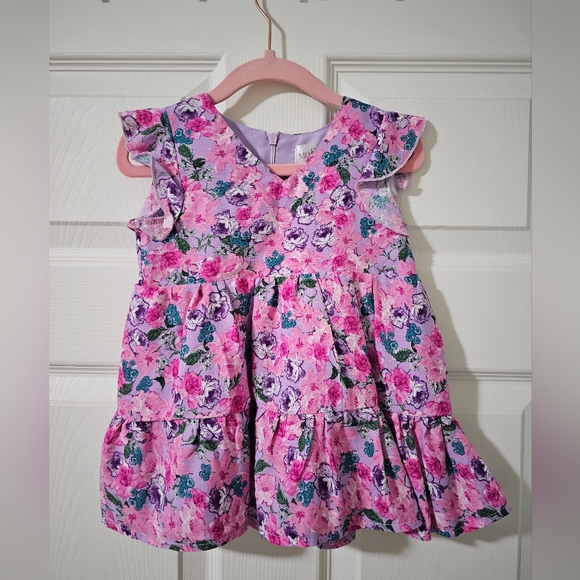 Mommy and Me Little Mia Bella Lilas Dress - Picture 4 of 5